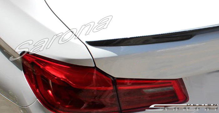 Custom BMW 5 Series  Sedan Trunk Wing (2017 - 2019) - $169.00 (Part #BM-131-TW)